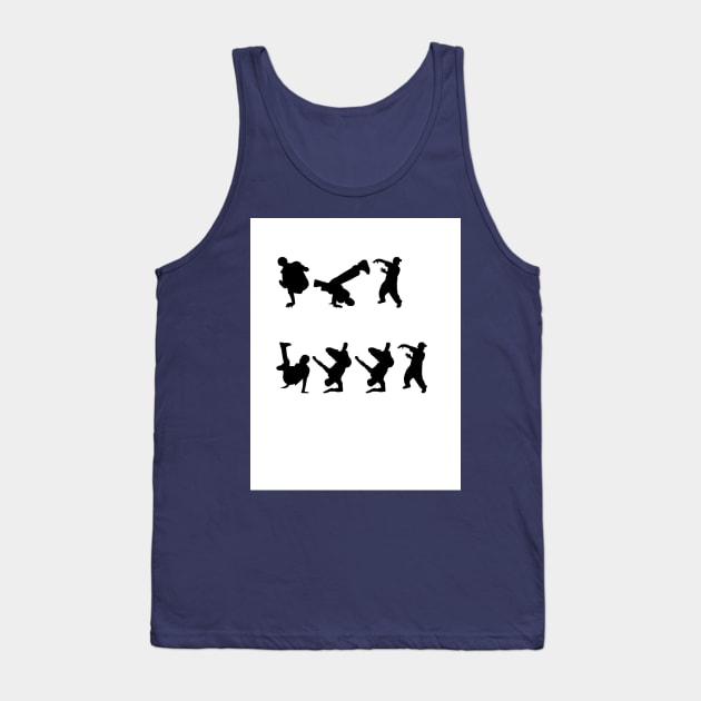 BreakDance Tank Top by UncoolDesigns.shop